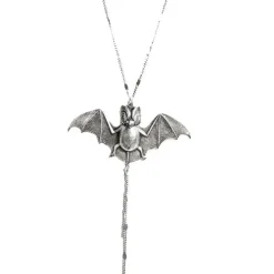 COLLIER CHAUVE-SOURIS ARGENTÉ