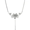 Collier Double Ginkgo