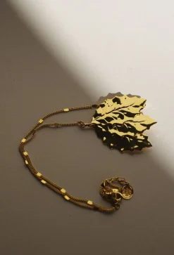Collier Feuilles Austine Doré