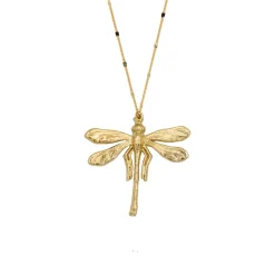 Collier Libellule Louise Doré