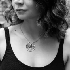 Collier Octopus Doré