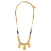 Collier Panthères Doré Lapis Lazuli Bleu