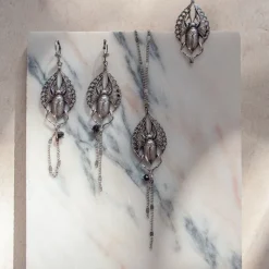 Collier Scarabée Volant