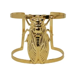 Manchette Cicada dorée