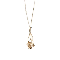 Sautoir Ginkgo Tao Doré