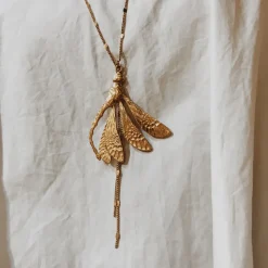 Sautoir Libellule Chloé Doré